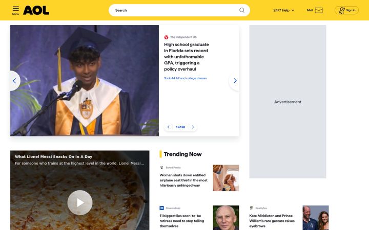 Screenshot di netscape.com