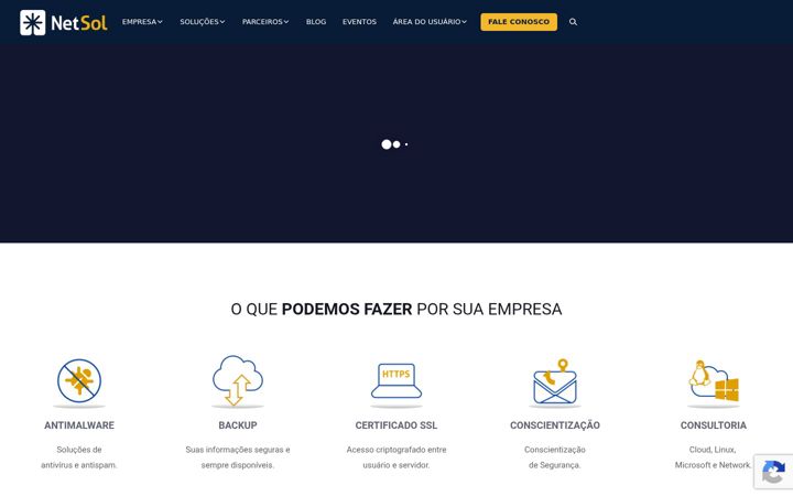 Screenshot of netsol.com.br