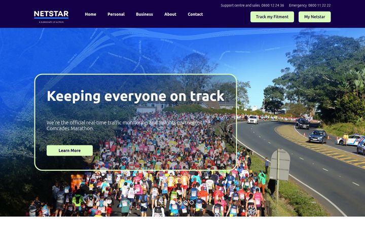 Screenshot of netstar.co.za