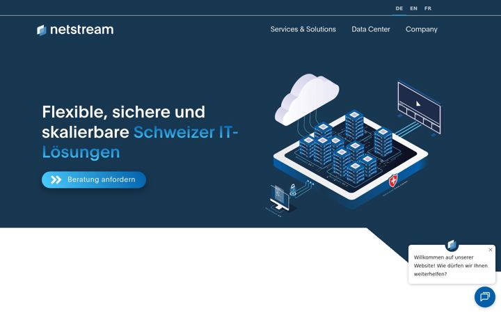 Screenshot of netstream.ch