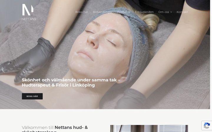 Screenshot of nettans.se
