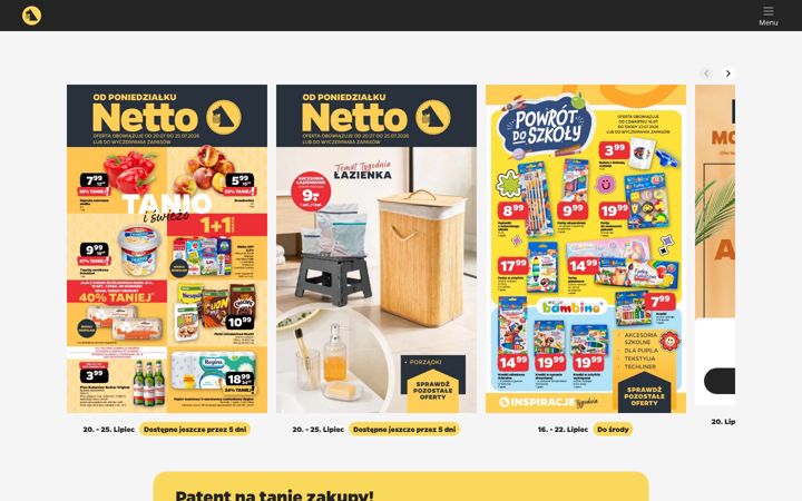 Screenshot of netto.pl