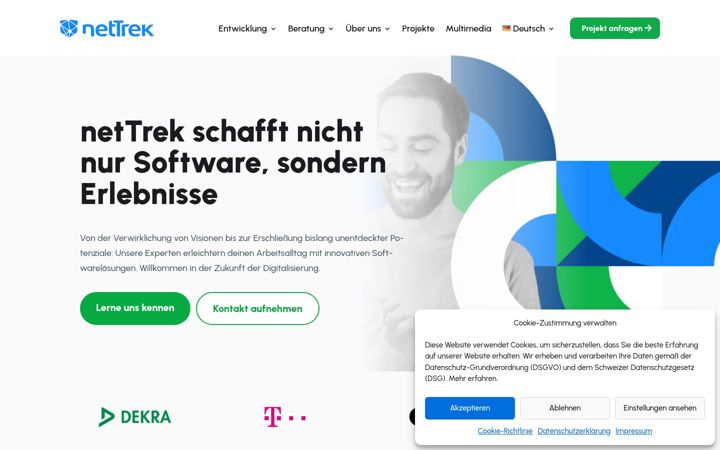 Screenshot of nettrek.de