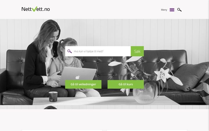 Screenshot of nettvett.no