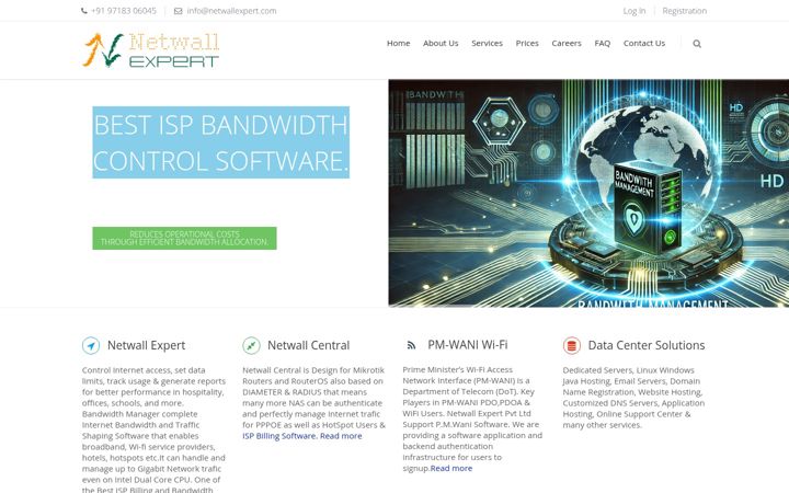 Screenshot of netwallexpert.com