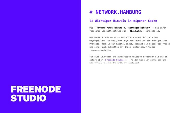 Screenshot of network.hamburg