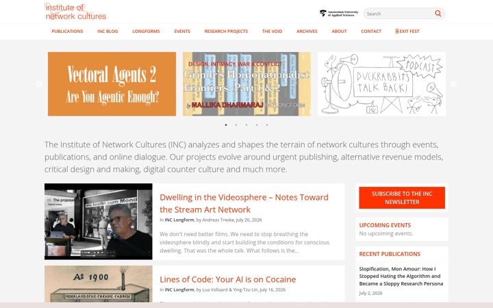 Screenshot of networkcultures.org