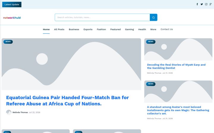 Screenshot of networkhub.nl