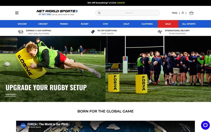 Screenshot of networldsports.com.au