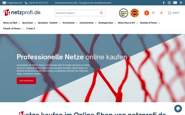 Snimka zaslona za netzprofi.de