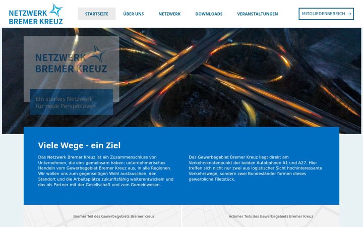Screenshot von netzwerk-bremer-kreuz.de