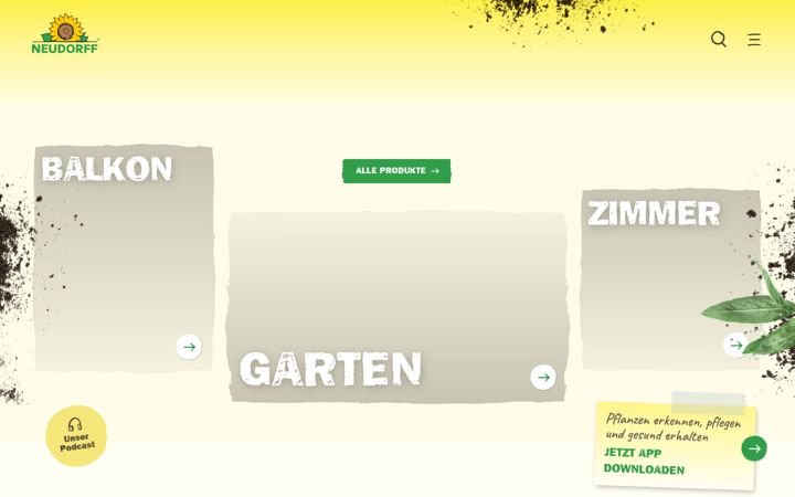Screenshot of neudorff.de