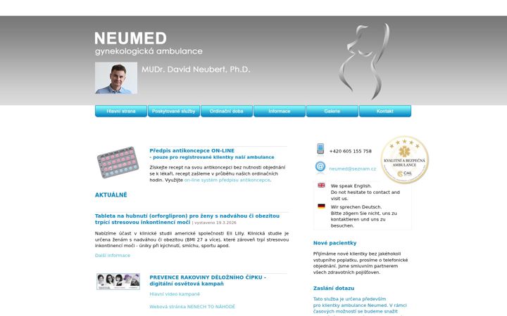 Screenshot di neumed.cz