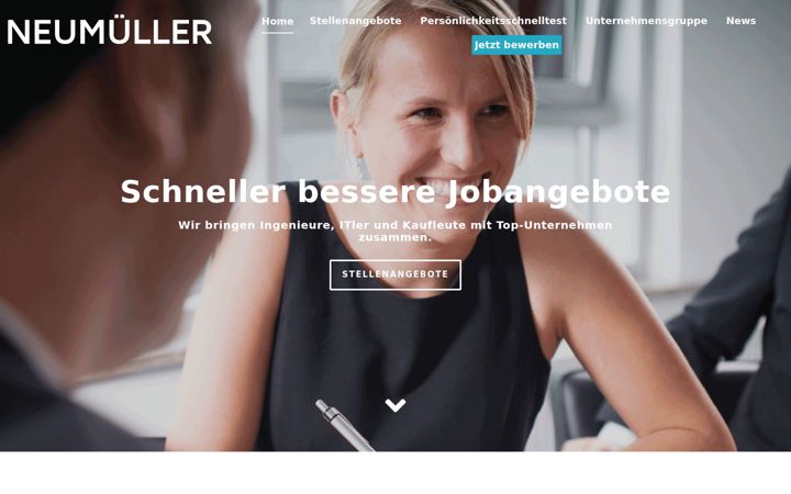 Screenshot of neumueller.org