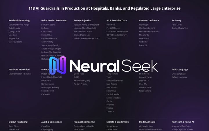 Zrzut ekranu neuralseek.ai