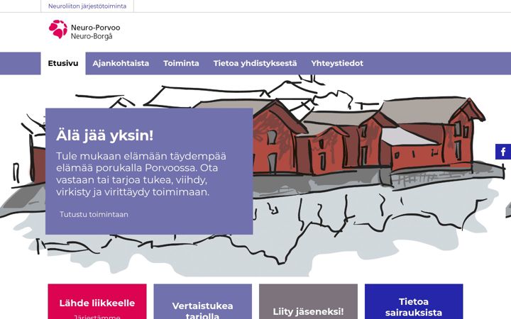 Screenshot of neuro-porvoo.fi