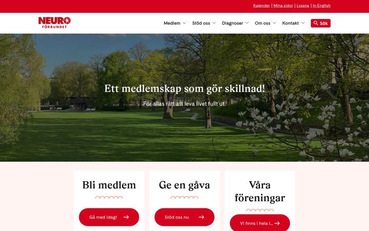 Screenshot of neuro.se