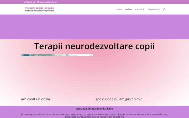 Posnetek zaslona neurodezvoltarepediatrica.ro