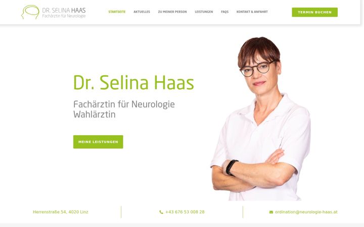 Screenshot van neurologie-haas.at