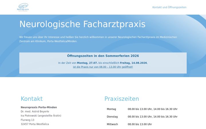 Screenshot of neuropraxis-pm.de