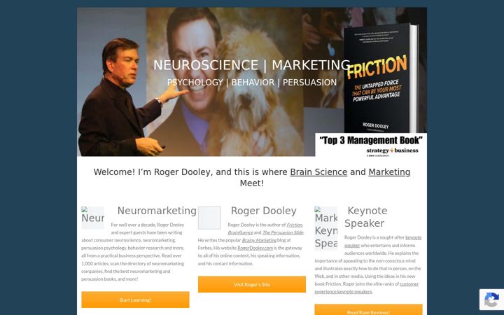Ekraanipilt saidist neurosciencemarketing.com