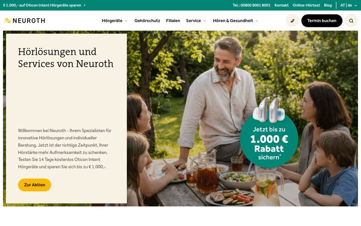 Screenshot of neuroth.com