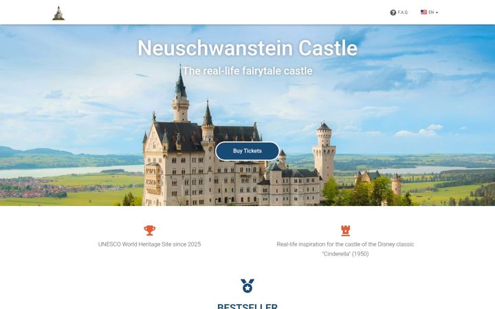 Ekrano kopija neuschwansteincastle-tickets.com