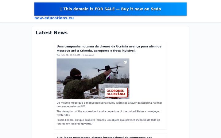 Screenshot of new-educations.eu