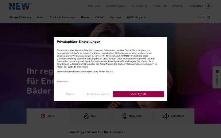 Ekraanipilt saidist new.de