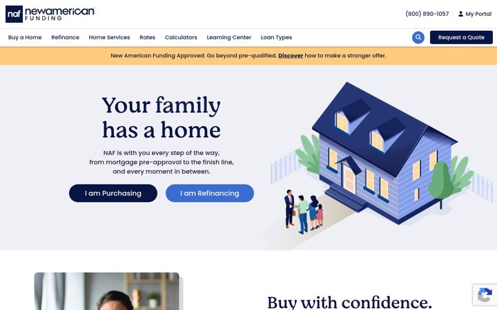Screenshot of newamericanfunding.com