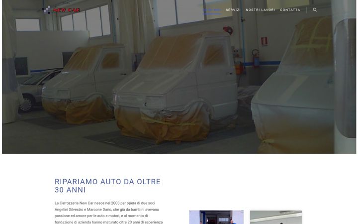 Screenshot του newcarcarrozzeria.it