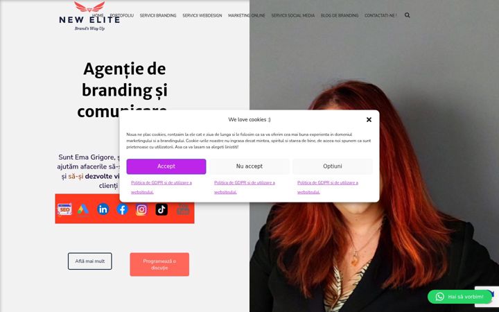 Screenshot von newelite.ro