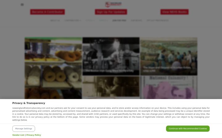 Screenshot of newenglandhistoricalsociety.com