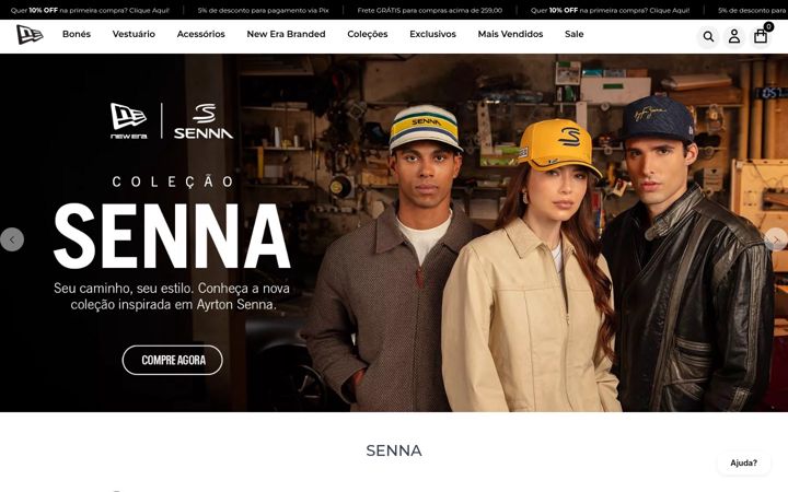 Screenshot of neweracap.com.br