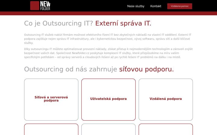 Screenshot of newfolder.cz