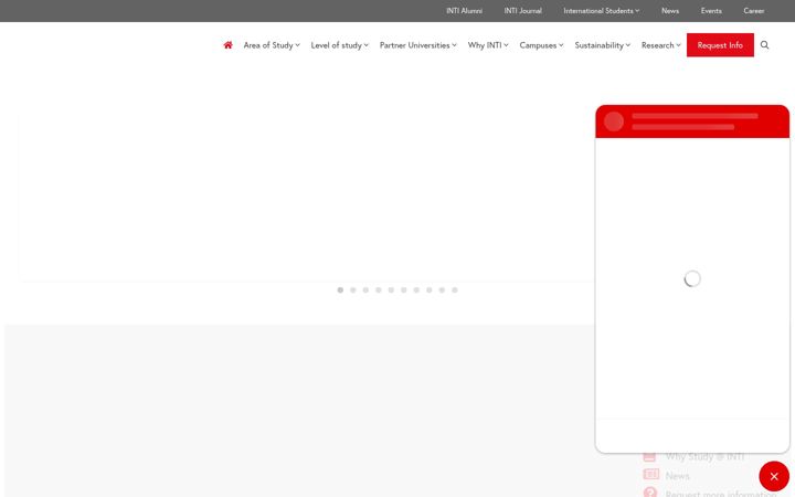 Screenshot of newinti.edu.my