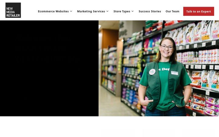Screenshot of newmediaretailer.com