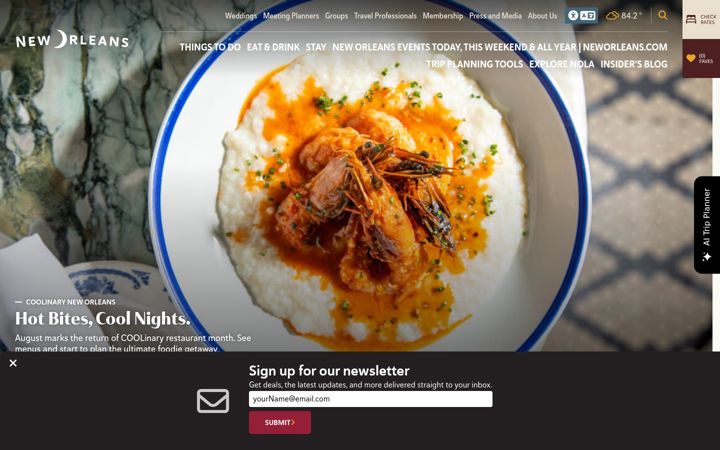 Screenshot di neworleans.com