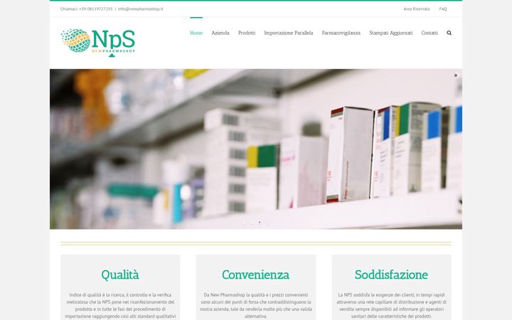 Skärmbild av newpharmashop.net