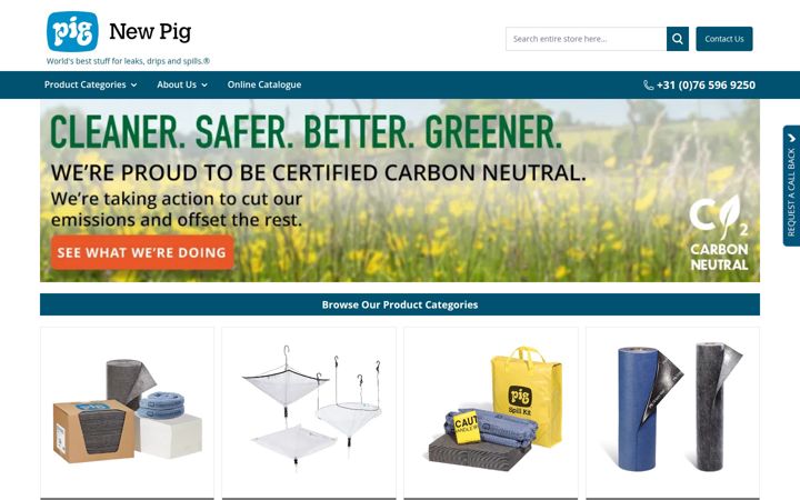 Screenshot of newpig.com