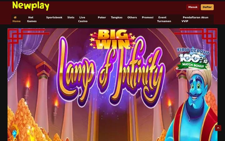 Screenshot of newplayslot.com