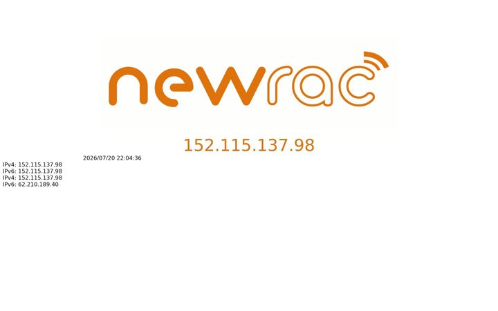 Screenshot of newrac.com