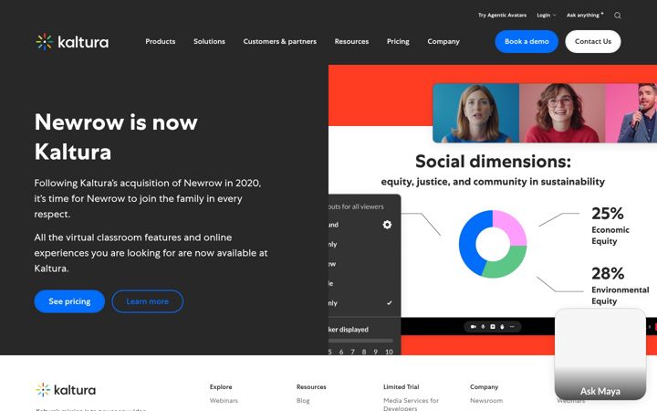 Screenshot of newrow.com