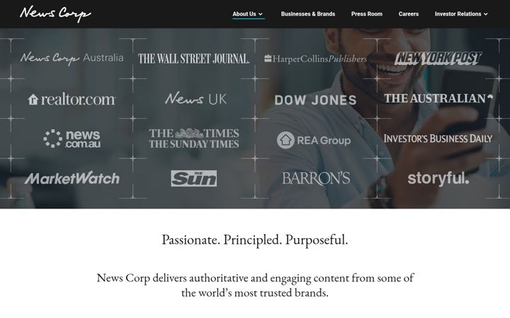 Képernyőkép: newscorp.com