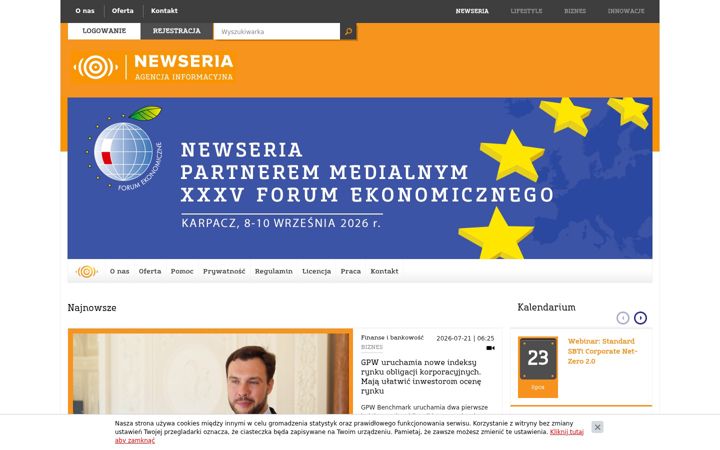 Screenshot of newseria.pl