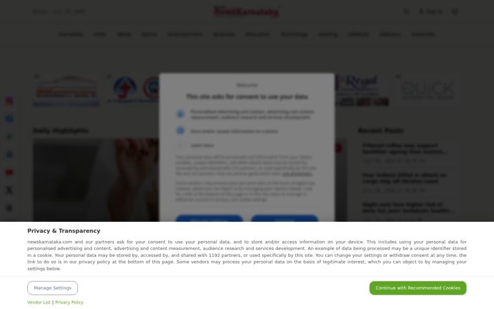 Screenshot of newskarnataka.com