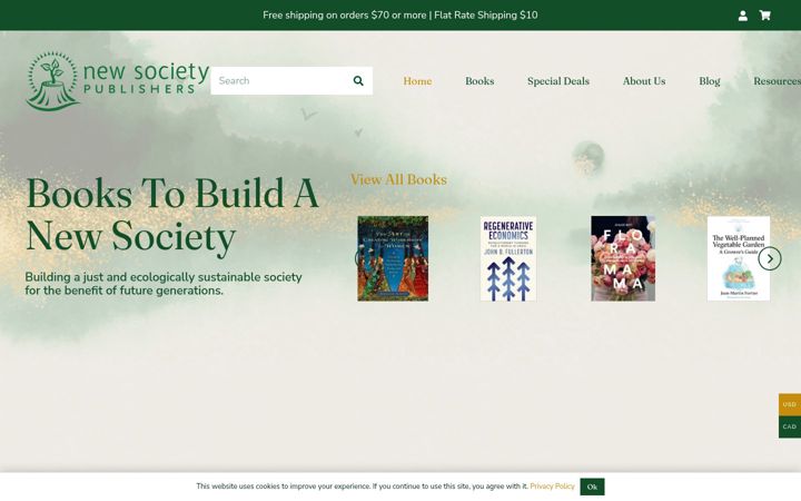 Screenshot of newsociety.com