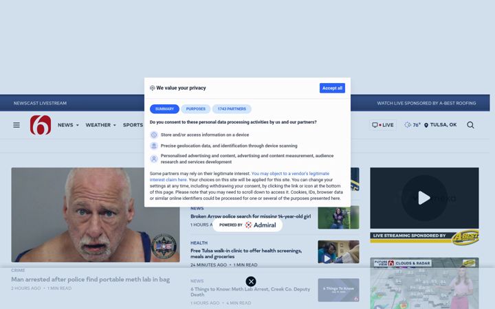 Screenshot of newson6.com