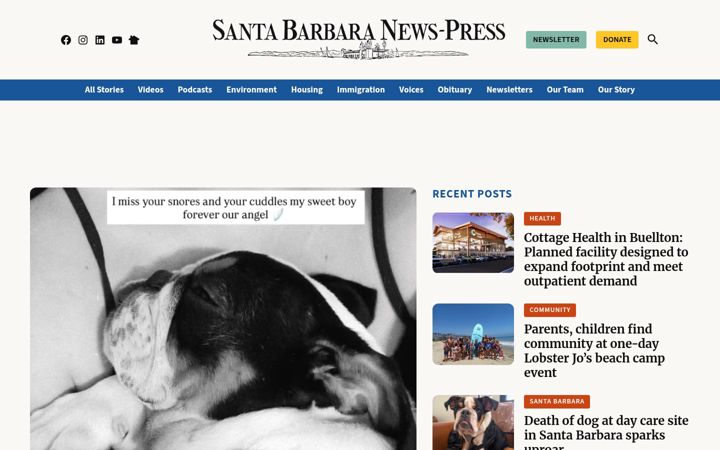 Screenshot of newspress.com