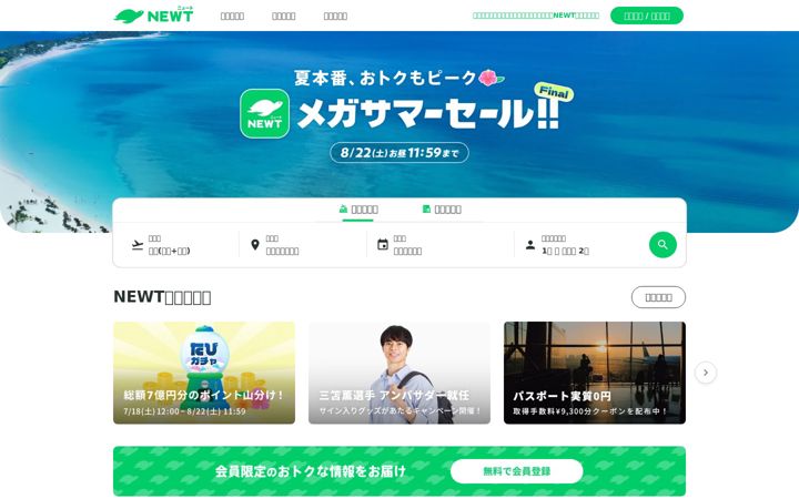 Screenshot of newt.net